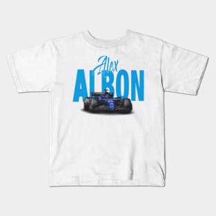 Alex Albon Racing Car Kids T-Shirt